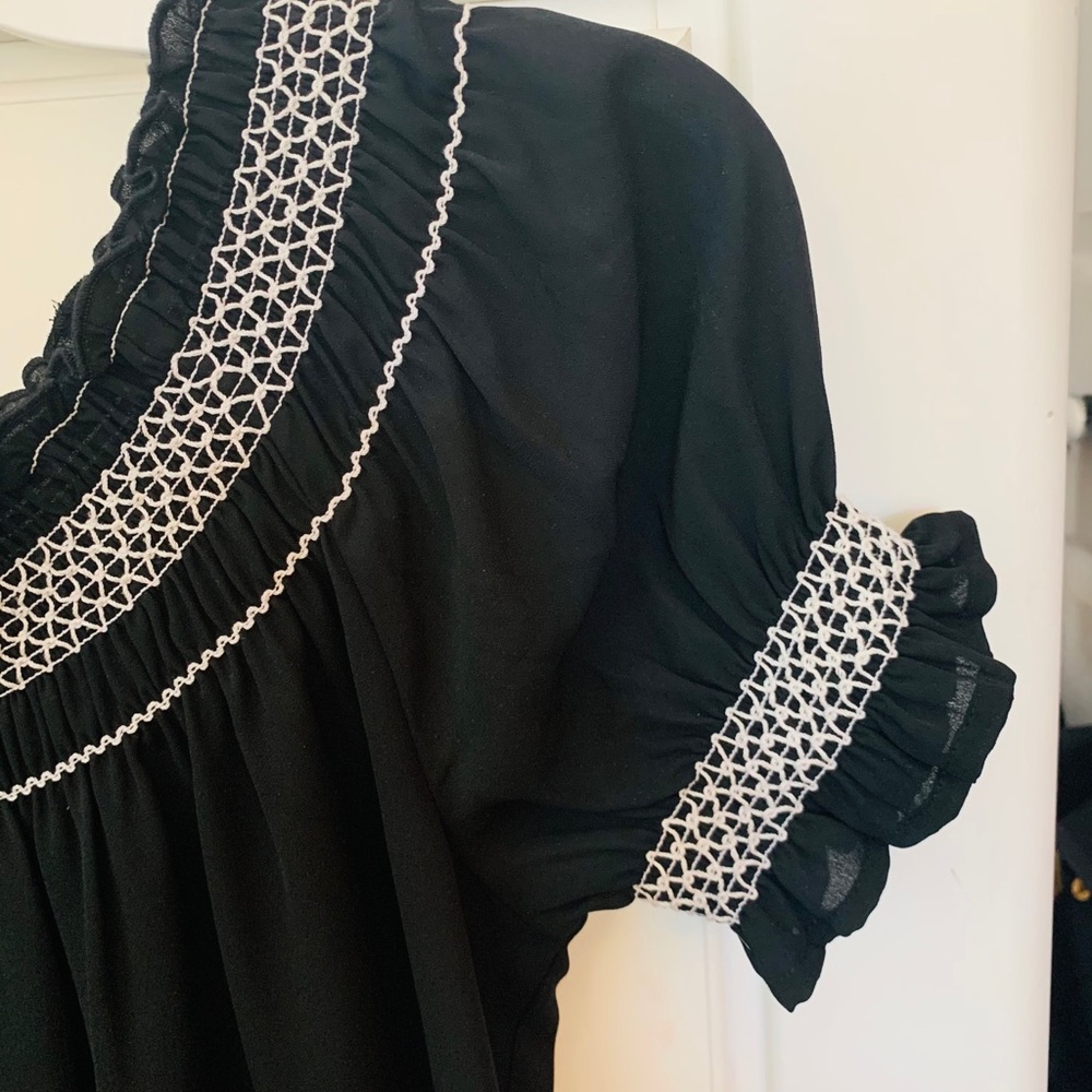 Off the Shoulder Black Top from Express